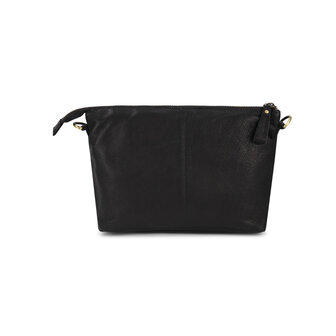 Zwarte crossbody Bag2Bag Aulac achterkant