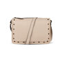 Bag2Bag leren schoudertas Sienna creme voorkant