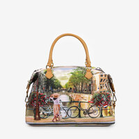 Y Not? Boston Bag 'Bicycles'