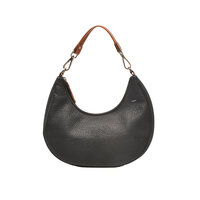 Berba Bags Leren Schoudertas Chamonix Zwart