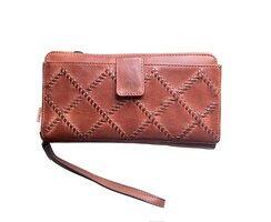 Bag2Bag Leren Portemonnee Pula Cognac