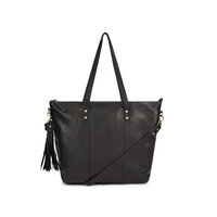 Bag2Bag Leren Shopper Mala Zwart