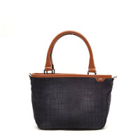 Berba Bags suéde handtas Riviéra 245-410-53 Royal Navy