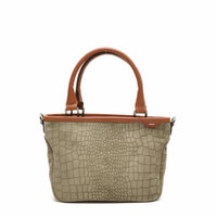 Berba Bags suéde handtas Riviéra 245-410-53 Safari