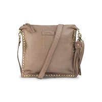 Bag2Bag Leren tas Santiago Taupe