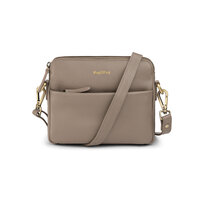 Bag2Bag leren crossbody tas Oslo Taupe
