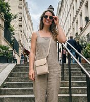 Bag2Bag Telefoontasje Bali Crème